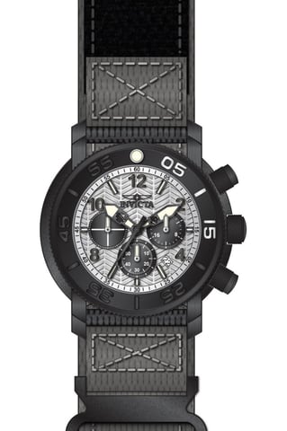 Invicta Coalition Forces 50097 Reloj de Hombre - Movimiento de Cuarzo - Acero Inoxidable con Esfera Gris - 50 mm