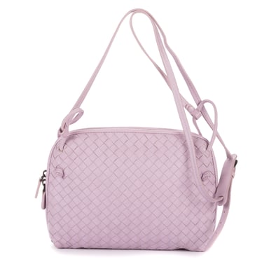 Bottega Veneta Nodini Crossbody en lila Cuero de becerro