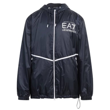 Chaqueta Con Capucha Azul Marino Ea7