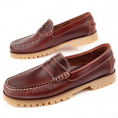 Náutico De Piel Para Hombre. Purapiel Nautif 104921