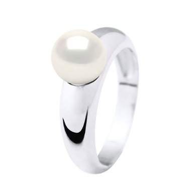 Ring Rush Dured Water Pearl Ronda 8-9 mm White 925