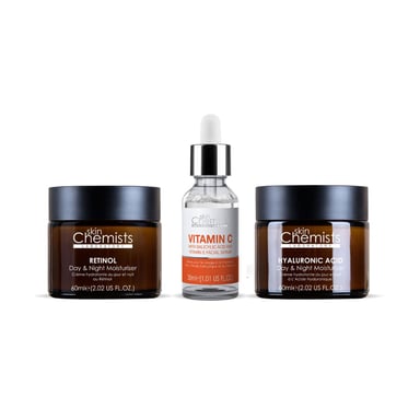 skinChemists Kit completo de cuidado facial antiedad