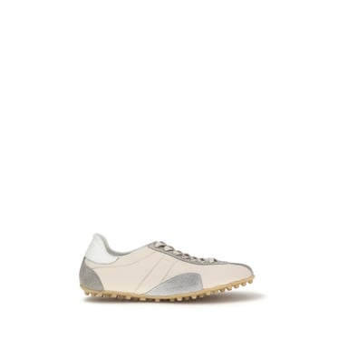Zapatillas Deportivas Bos Taurus de Cuero de Ternerillo Beige Maison Margiela