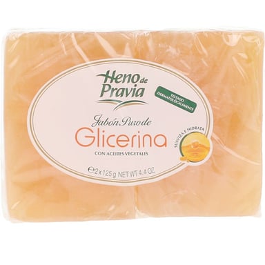 Heno De Pravia Glicerina Jabón Puro Pack 2 X 125 gr