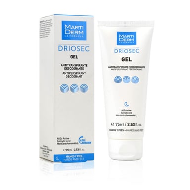 Driosec Gel Antitranspirante Para Manos Y Pies 75 ml