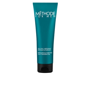 Méthode For Men Gel 3en1 Nettoyant Exfoliant&purifiant 125 ml