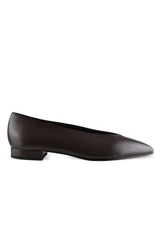 Loro Piana Bailarinas Rebecca Marrón