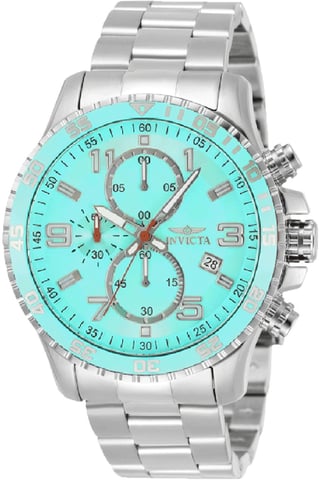 Invicta Specialty 69820 Reloj de Hombre - Movimiento de Cuarzo - Acero con Esfera Azul - 48 mm