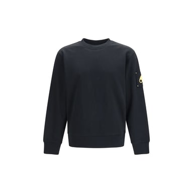 Sudadera de algodón negra Moose Knuckles