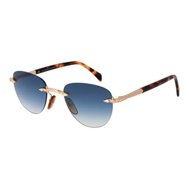 Gafas de sol metálicas doradas David Beckham