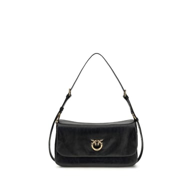 Bolso de hombro PINKO de piel de ternera negra Bos Taurus