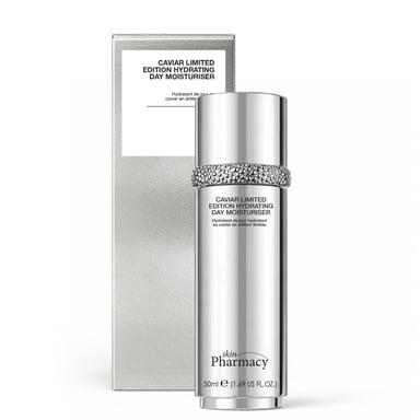 skinPharmacy Crema hidratante de día antiedad de edición limitada con 1 % de caviar, 50 ml.