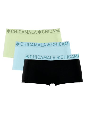 Chicamala Braguitas Bóxer para Mujer - Pack de 3 - Ropa Interior para Mujer