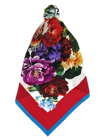 Foulard de seda multicolor Dolce & Gabbana