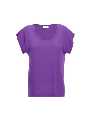 Camiseta de Viscosa Púrpura P.A.R.O.S.H.