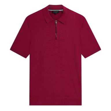 Polo De Rayón Con Cremallera Mmk Daldin Ss De Ted Baker