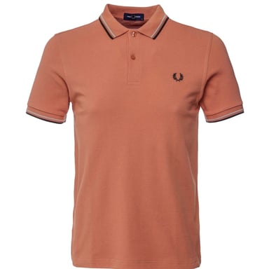 Polo Fred Perry Twin Tipped Color Óxido