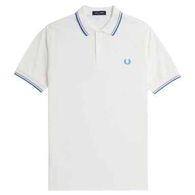 Polo Fred Perry De Blancanieves Con Doble Ribete