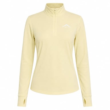 Camiseta Amarilla De Manga Larga Con Media Cremallera Nike Dri-fit Trail