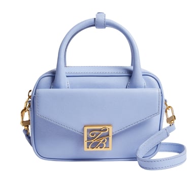 Bolso Bandolera Mini De Piel Azul Claro Ted Baker Anibell Tb Detail