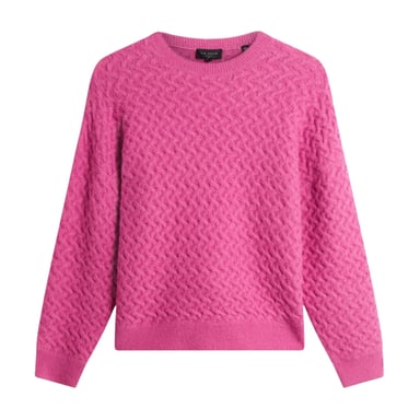 Jersey Rosa De Corte Relajado Con Trenzas Horizontales Morlea De Ted Baker