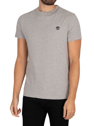 Timberland Camiseta Ajustada Dun River Crew, Gris