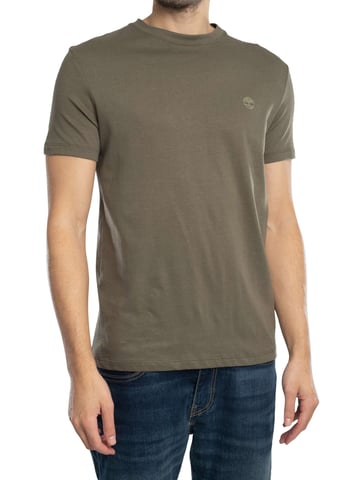 Timberland Camiseta Ajustada Dunstan River Crew, Verde