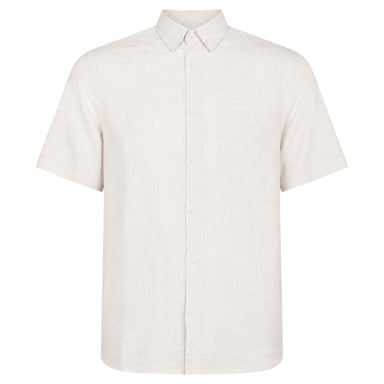 Camisa De Lino Palomas Stone De Ted Baker