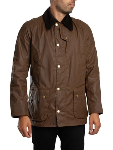 Barbour Chaqueta Encerada Ashby, Marrón