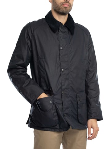Barbour Chaqueta Encerada Ashby, Azul