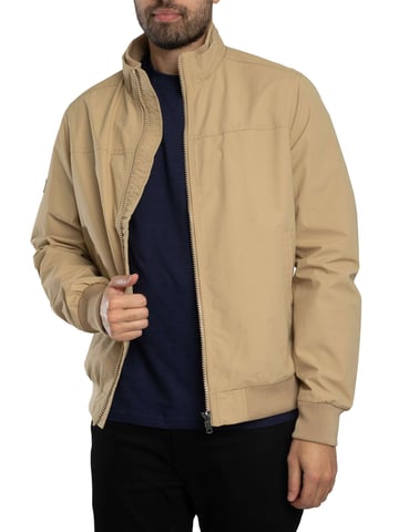 Superdry Chaqueta Harrington De Nailon, Beige