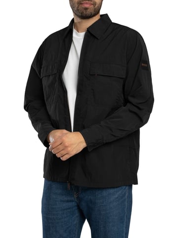 BOSS Chaqueta Ligera Lotape, Negro