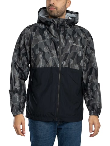 Columbia Chaqueta Cortavientos Novedosa De Spire Valley, Negro