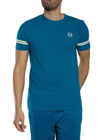 Sergio Tacchini Camiseta De La Tripulación De Grello, Azul