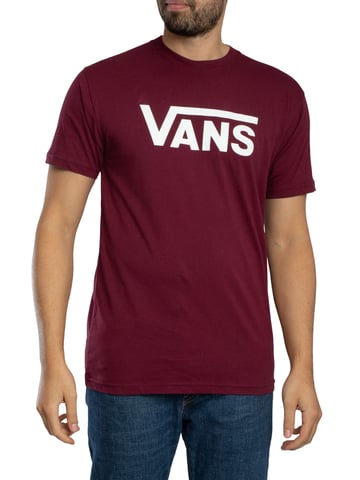 Vans Camiseta Con Logo Clásico, Rojo