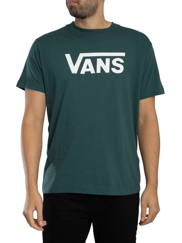 Vans Camiseta Con Logo Clásico, Verde