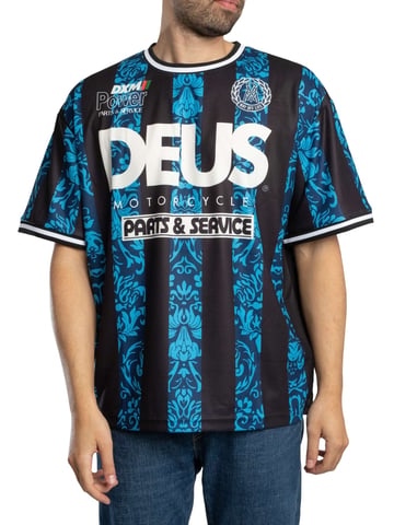 Deus Ex Machina Camiseta Oversize Nouveau Moto, Azul