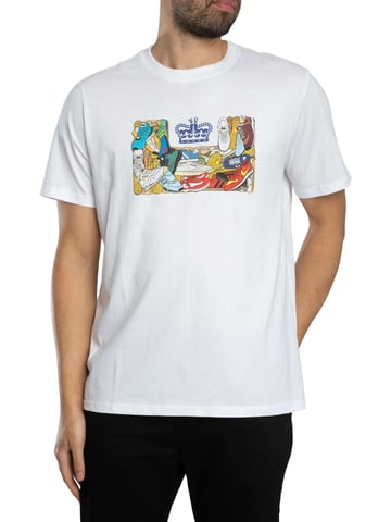 Weekend Offender Camiseta Gráfica De Darblay, Blanco