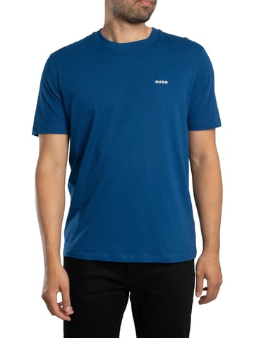 HUGO Camiseta Con Logotipo Dero222, Azul