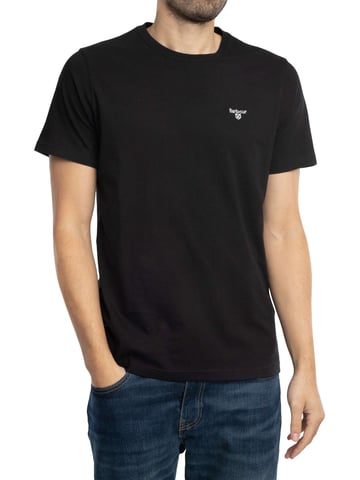 Barbour Camiseta Deportiva Esencial, Negro