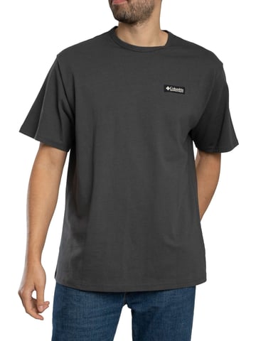 Columbia Camiseta Icónica De Peso Pesado, Gris