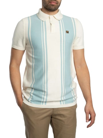Fila Polo De Punto Estilo Boliche Buddy, Azul
