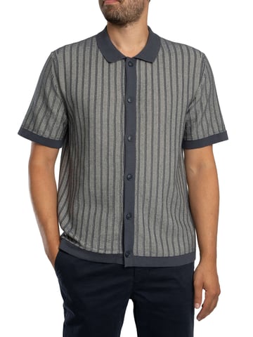 BOSS Camisa Polo Kodd, Azul