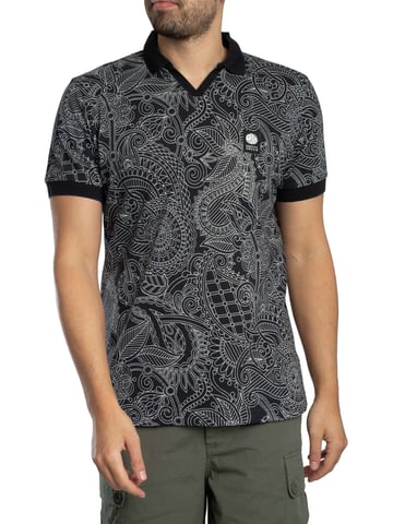 Pretty Green Polo Lineal De Resonancia, Negro