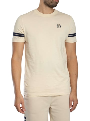 Sergio Tacchini Camiseta De La Tripulación De Grello, Beige