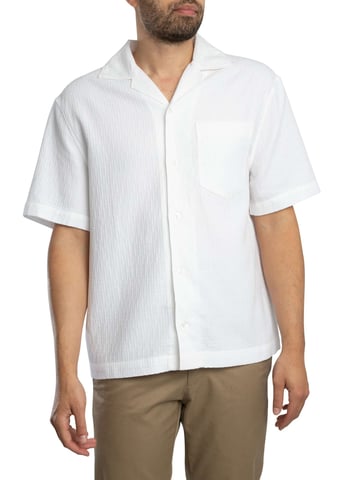 HUGO Camisa De Manga Corta Exolino, Blanco