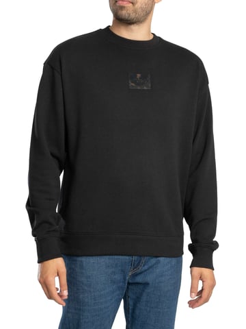 HUGO Sudadera Con Logo De Daylo Box, Negro