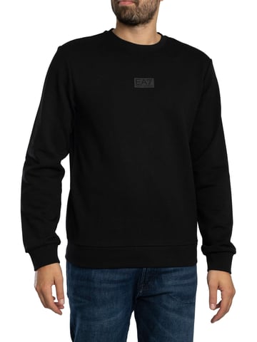 EA7 Sudadera Con El Logotipo De Back Box, Negro