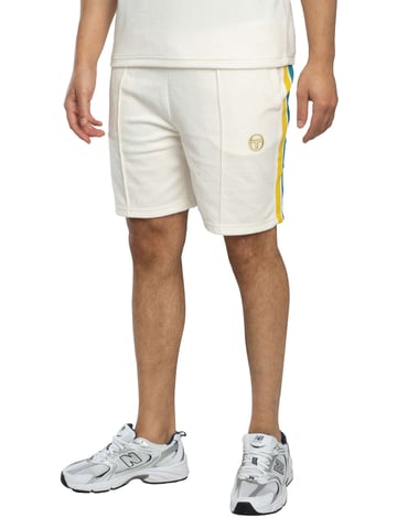 Sergio Tacchini Pantalones Cortos Deportivos De Terciopelo Monte, Blanco