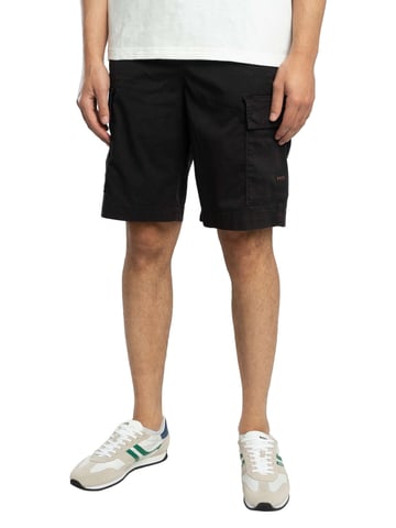 BOSS Pantalones Cortos Cargo Relajados Sisla, Negro